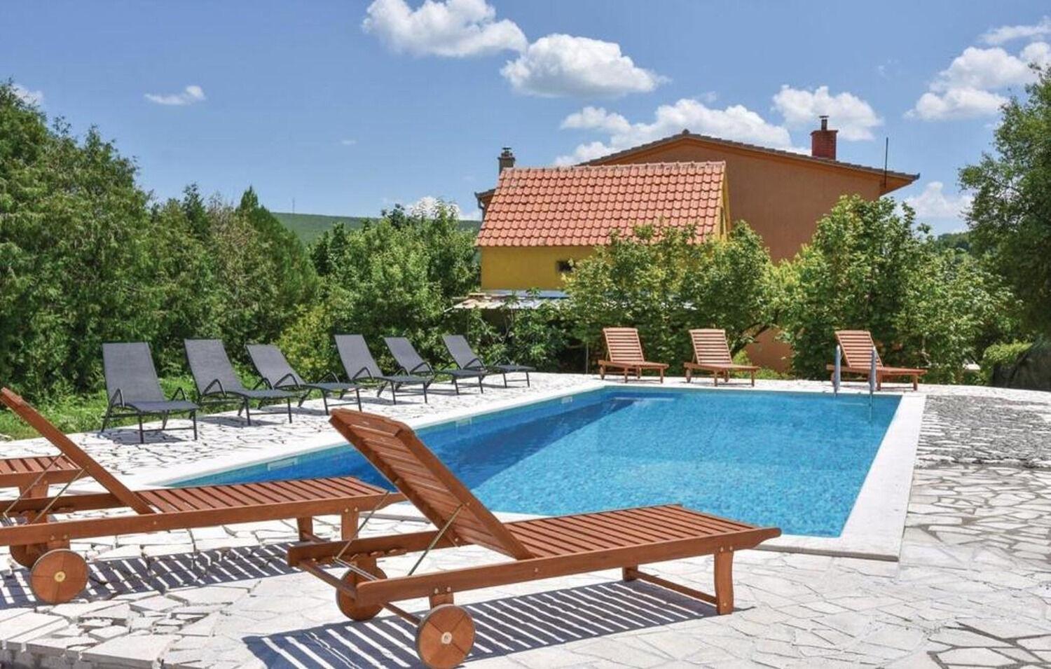 Rooms Marija - Rooms With Pool Триль Экстерьер фото